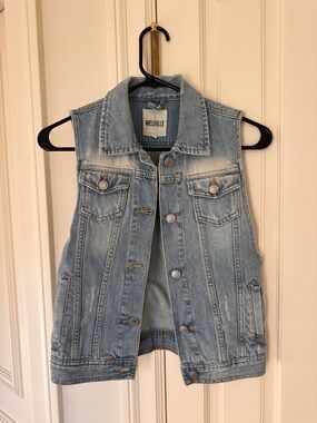 Brandy Melville Light Blue Denim Vest